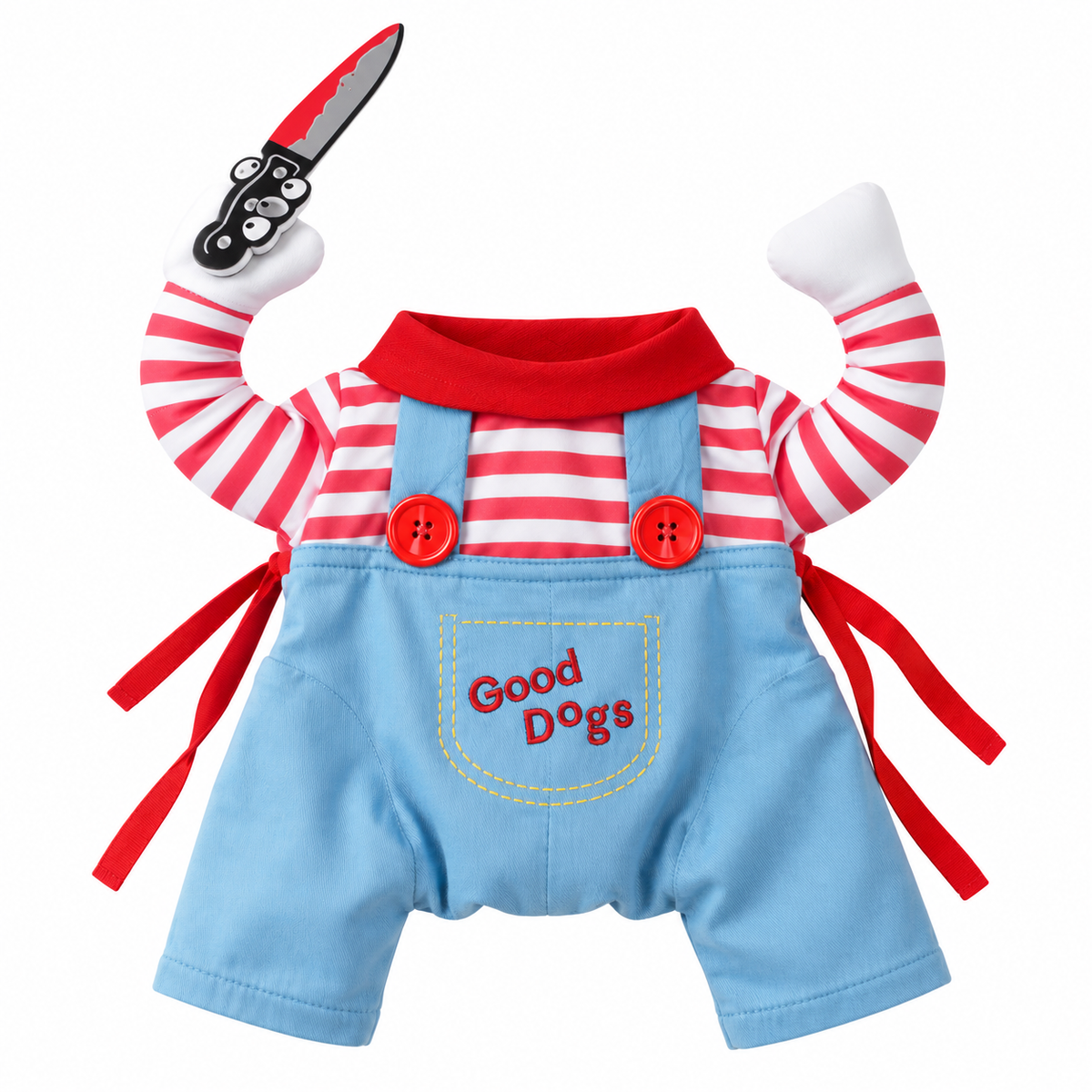 PawSpooky™ — Chucky Paws Halloween Costume