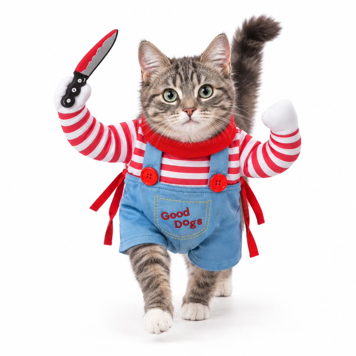 PawSpooky™ — Chucky Paws Halloween Costume