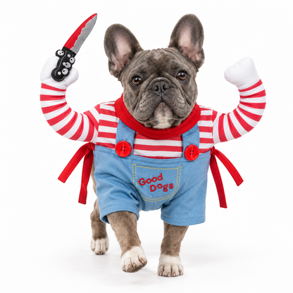 PawSpooky™ — Chucky Paws Halloween Costume