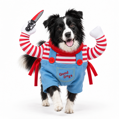 PawSpooky™ — Chucky Paws Halloween Costume
