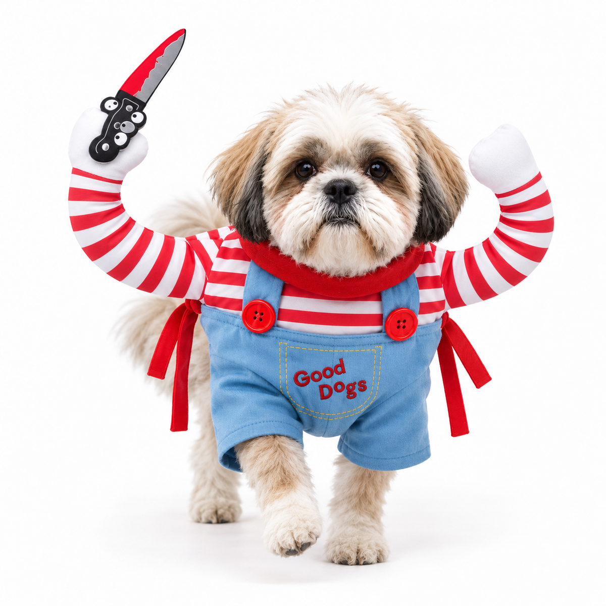 PawSpooky™ — Chucky Paws Halloween Costume